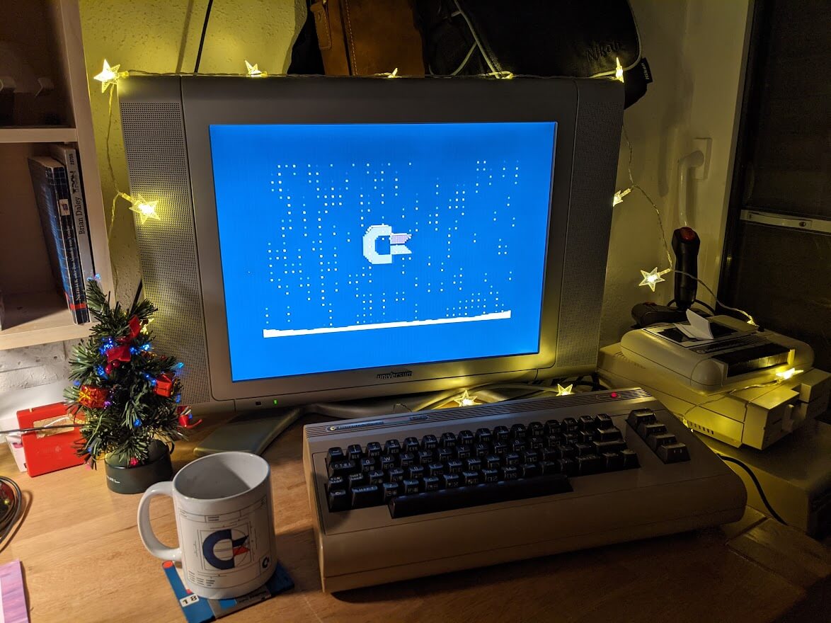 Weihnachten an meinem C64 (heute)